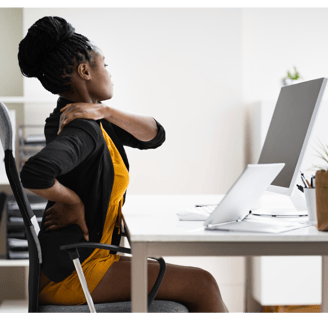 Mal de dos au bureau