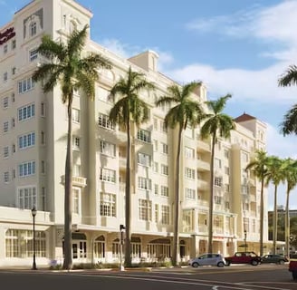 Exterior of the Hampton Inn & Suites Bradenton Downtown Historic District