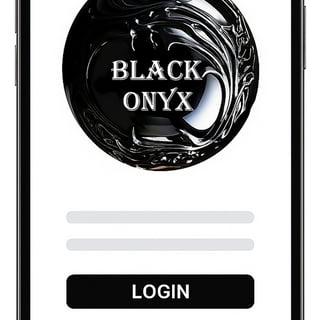 Black Onyx cellphone logon screen image
