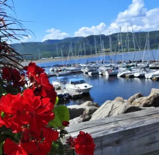 Anse St-Jean, marina