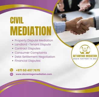 Resolving Disputes Effectively: The Role of Civil Mediation and Why Da’vantage Mediation Stands Out