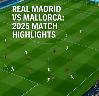 Real Madrid vs Mallorca 2025 Match Highlights