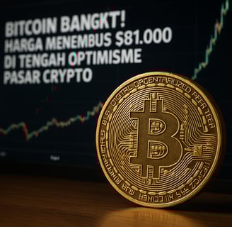 Bitcoin Bangkit! Harga Menembus $81.000 di Tengah Optimisme Pasar Crypto