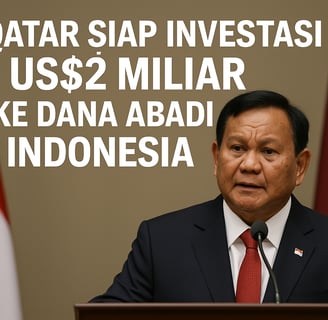 Qatar Siap Investasi US$2 Miliar ke Danantara Indonesia: Momentum bagi Hubungan Ekonomi Bilateral