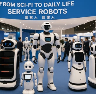 Zona Robot Layanan Debut di Pameran Canton ke-137: Integrasi Robot dalam Kehidupan Sehari-Hari Jadi Sorotan Utama