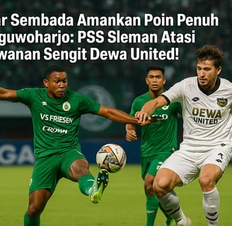 Laskar Sembada Amankan Poin Penuh di Maguwoharjo: PSS Sleman Atasi Perlawanan Sengit Dewa United!