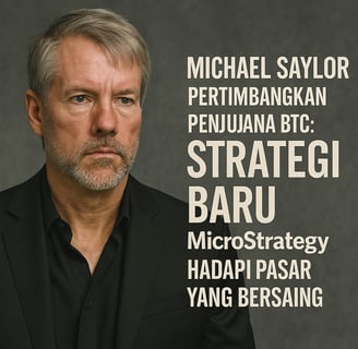 Michael Saylor Pertimbangkan Penjualan Bitcoin: Strategi Baru MicroStrategy Hadapi Pasar yang Volatil