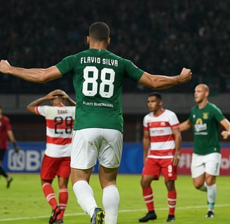 Main 10 Orang, Persebaya Bungkam Madura United 1-0 di GBT!