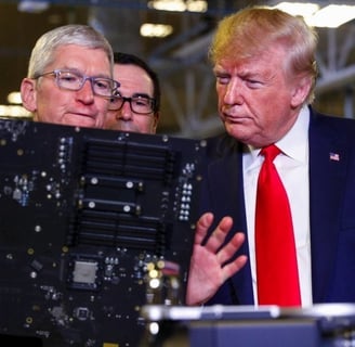 Saham Apple turun setelah pengumuman tarif baru oleh Presiden Trump