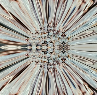 a crystal flower
