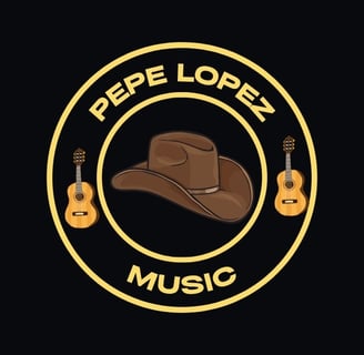 a hat with a guitar and a hat on it