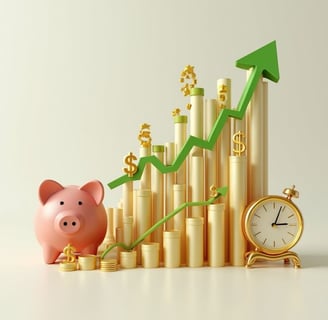 Salvadanio come simbolo risparmio business plan