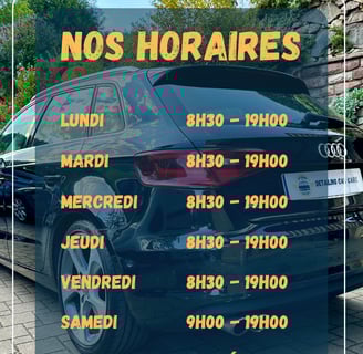 horaires detailing car care