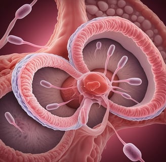 Parcours du spermatozoïde vers l'ovule