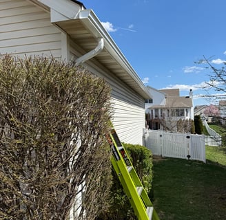 new aluminum k style gutter installation
