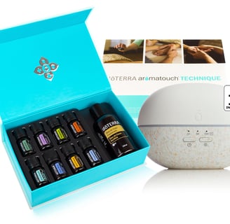 kit técnica aromatouch doterra óleos essenciais