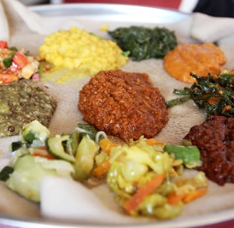 Ethiopian Food Plate