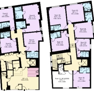 A layout of a B&B which was the first idea I wanted to pursue.