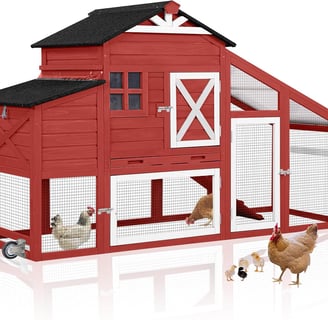 Red Barn Chicken Coop