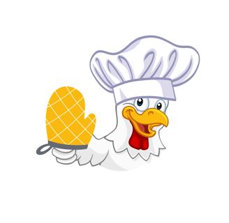 Chicken with Chef's Hat