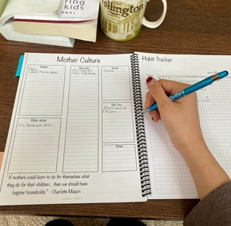 planner organized motherhood