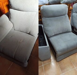 Limpieza de sofá caso real