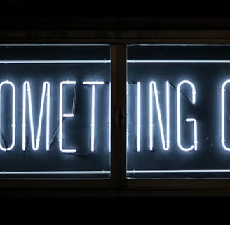 a neon sign that says do something great