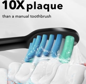 MySmile Electric Toothbrush with travel case and brush heads
