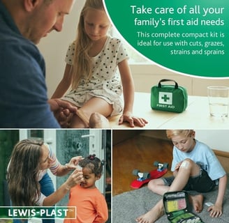 Lewis-Plast Premium First Aid Kit with 90 pieces