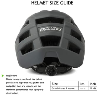 Exclusky Mountain Bike Helmet for safety and comfort