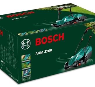 Bosch ARM 3200 Electric Lawnmower in Action