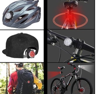 Balhvit Bike Light Set on a bicycle