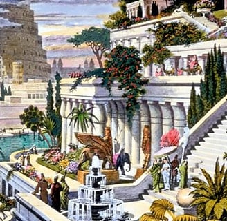 Hanging Garden of Babylon wonders of the ancient world