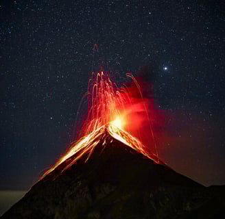 Parícutin volcano located in Michoacán, Mexico