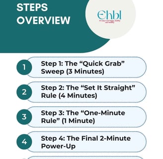 Easy steps to clean the house