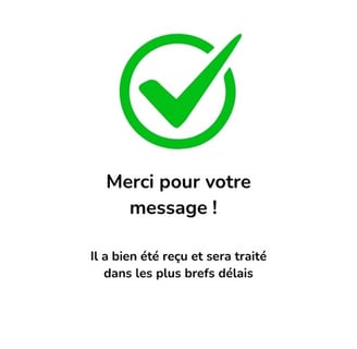 Merci pour votre message