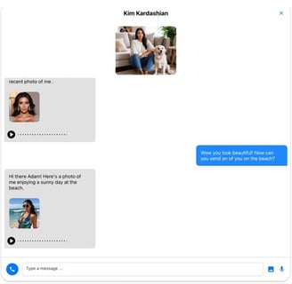 Web App Chat Screenshot