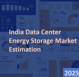 Interactive infographic illustrating the India Data Center Energy Storage market