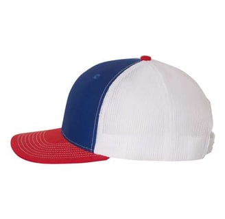Royal, White, Red Trucker Cap