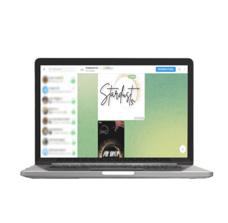 a laptop computer with a picture of a person's handwritten on the screen