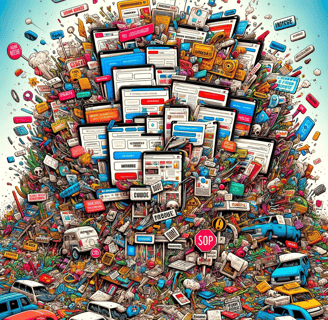 Un site internet saturé d'information, sans bonnes indications.