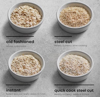 PHÂN BIỆT CÁC LOẠI YẾN MẠCH, yến mạch nguyên chất