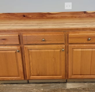 Butcher Block kitchen counter top 1