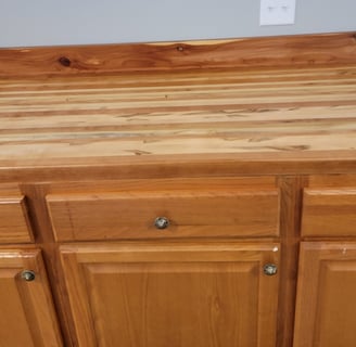Butcher Block kitchen counter top 2