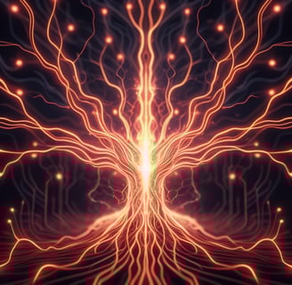Image to depict neurons firing in a circuit