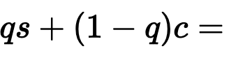 Math equation