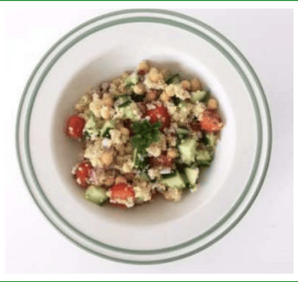 Chickpea Quinoa Avocado Salad