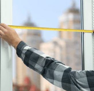 Measuring window blinds