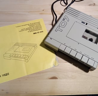 Lecteur-enregistreur de cassette MK 97-070 pour le micro-ordinateur Thomson TO7/70
