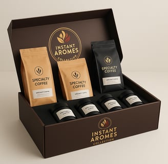 Un coffret de cafés d'exception personnalisé
